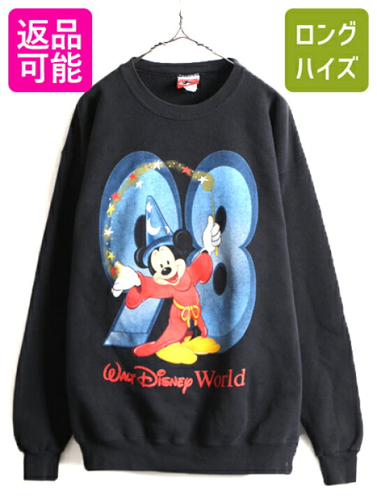 楽天市場】90s USA製 大きいサイズ XL 人気 黒 □ ディズニー  
