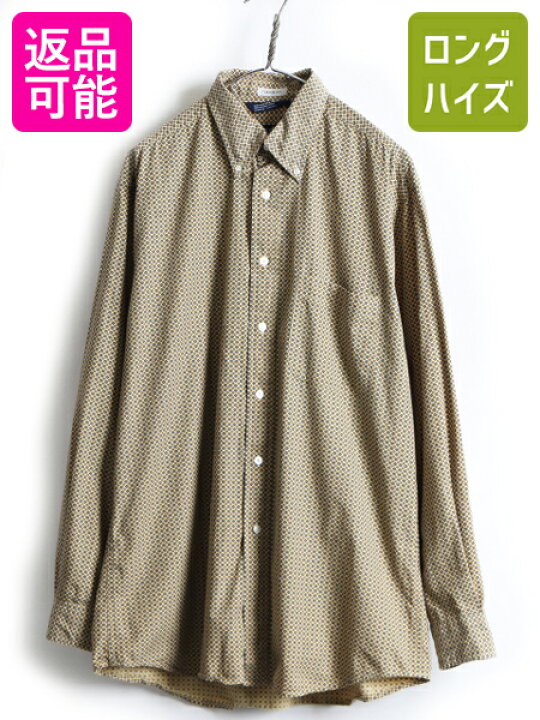 楽天市場】90s □ ノーティカ 総柄 長袖 ボタンダウン シャツ ( メンズ 
