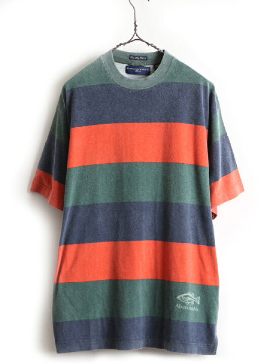 楽天市場】90s 希少サイズ S □ Abercrombie&Fitch ワイド ボーダー 