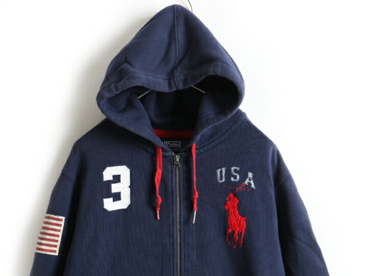 楽天市場】ビッグポニー □ POLO ポロ ラルフローレン フルジップ 