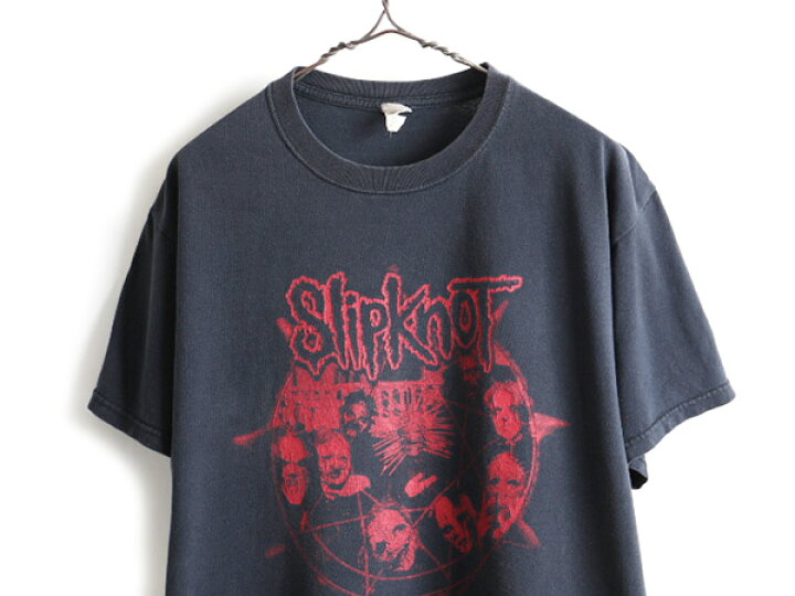 楽天市場】00s 人気 黒 □ Slipknot スリップノット プリント 半袖 T