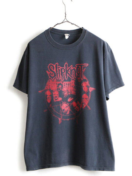 楽天市場】00s 人気 黒 □ Slipknot スリップノット プリント 半袖 T 