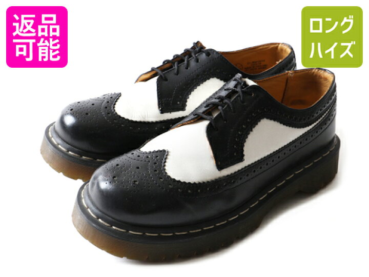 楽天市場】□ Dr.Martens 5ホール 2トーン 本革 レザー ウイングチップ 