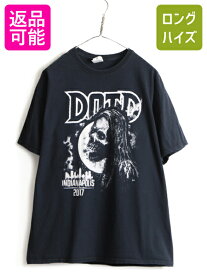 人気 黒 大きいサイズ XL ■ スカル アート プリント 半袖 Tシャツ メンズ / 古着 プリントTシャツ ホラー ドクロ 髑髏 ゾンビ モノトーン| 中古 半袖Tシャツ プリントT キャラクター オーバーサイズ ヘビーウェイト クルーネック フルーツオブザルーム ブラック アメカジ