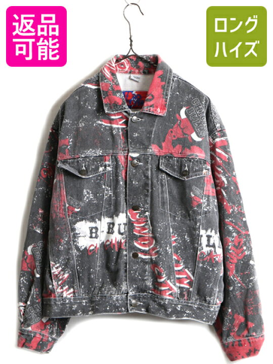 楽天市場】90s □ NBA オフィシャル シカゴ ブルズ 総柄 デニム 