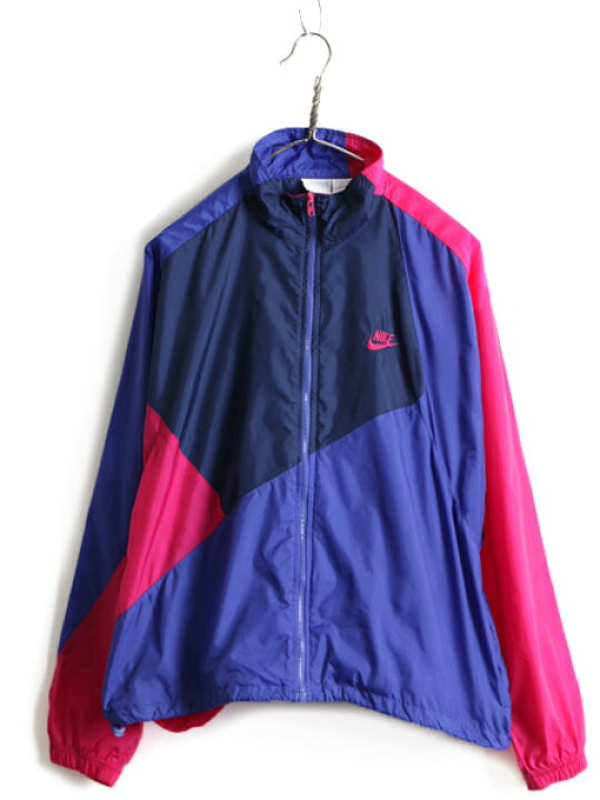 楽天市場】90s □ ナイキ トリコカラー 切替 ナイロン ジャケット 