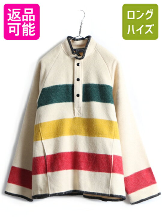 楽天市場】90s USA製 □ ランズエンド x ウールリッチ ウール プル 