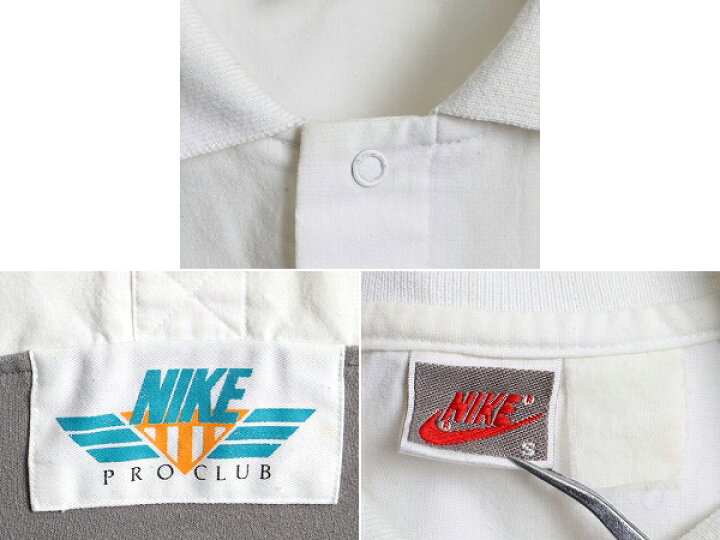 楽天市場】90s 銀タグ 希少サイズ S □ NIKE ナイキ 襟付き スウェット 