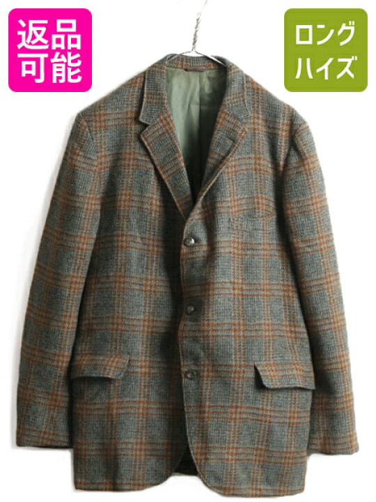 楽天市場】70s USA製 ビンテージ □ ハリスツイード 3ボタン 
