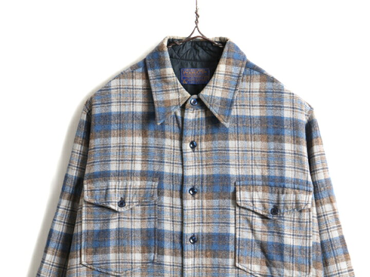 楽天市場】70s USA製 □ ペンドルトン チェック 長袖 ウール シャツ  