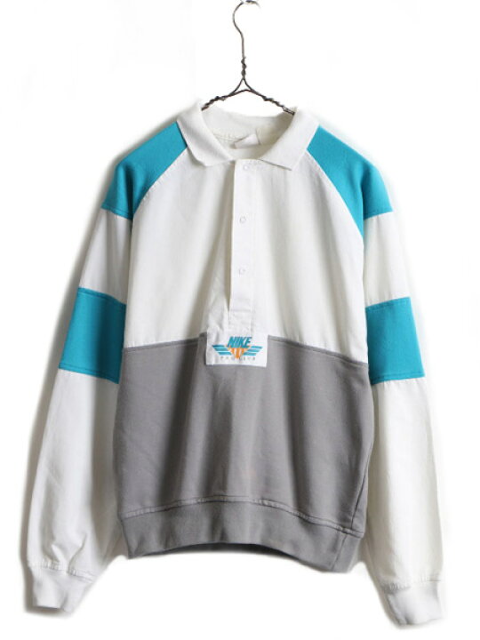 楽天市場】90s 銀タグ 希少サイズ S □ NIKE ナイキ 襟付き スウェット  