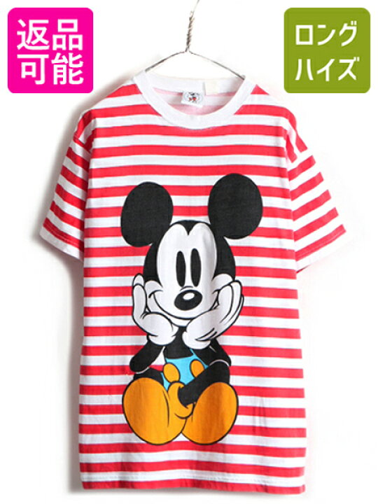 楽天市場】90s □ ディズニー オフィシャル ミッキー プリント 半袖 