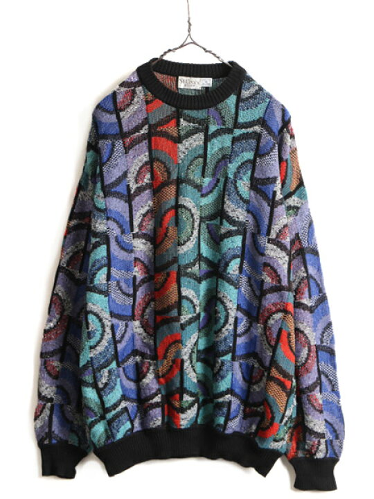 楽天市場】90s USA製 大きいサイズ XL □ ST.Croix 3D 立体編み 長袖 