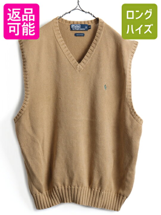楽天市場】90s 大きいサイズ XL □ POLO ポロ ラルフローレン Vネック 