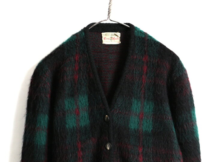 楽天市場】60s ビンテージ 25% モヘア ☆ MISS ARROW チェック 長袖  