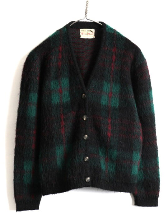 楽天市場】60s ビンテージ 25% モヘア ☆ MISS ARROW チェック 長袖  