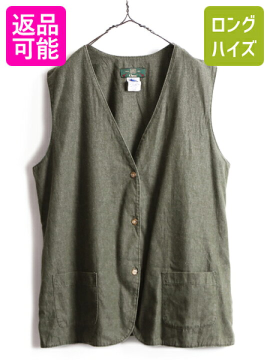 楽天市場】90s USA製 大きいサイズ XL □ オービス コットン ベスト  