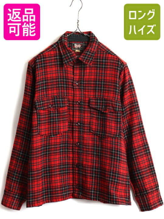 楽天市場】50s 初期 ビンテージ USA製 □ ウールリッチ チェック 長袖 
