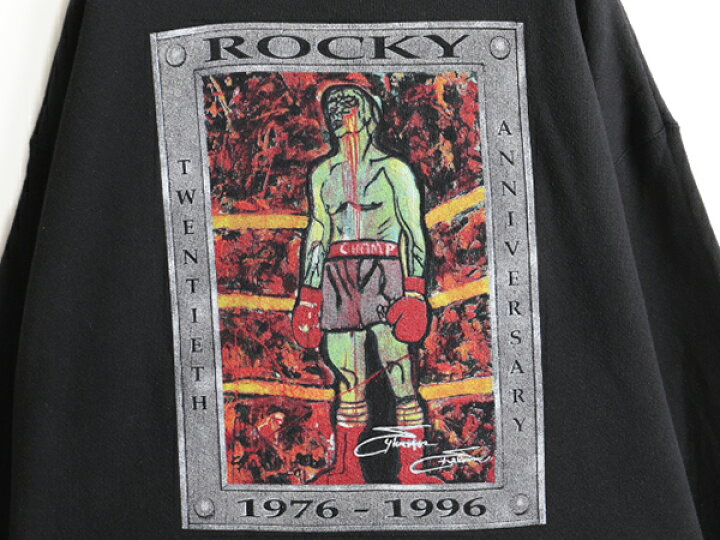 楽天市場】90s USA製 人気 黒 □ プラネットハリウッド x ロッキー 