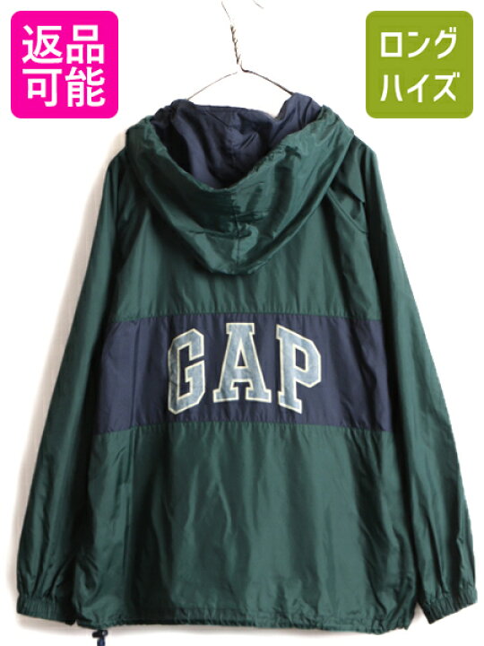 楽天市場】90s □ OLD GAP ナイロン アノラック フード パーカー 