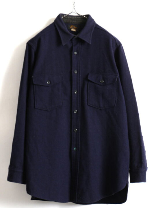 楽天市場】50s 筆記体 黒タグ ☆ エルエルビーン 長袖 ウール CPO  