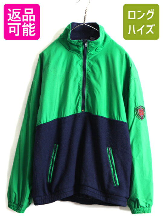 楽天市場】90s □ OLD GAP フリース ナイロン 切替 プルオーバー 