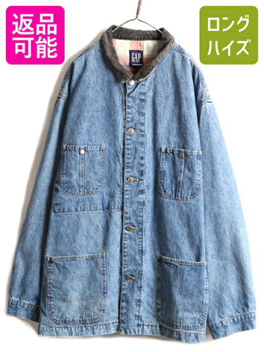 楽天市場】90s 大きいサイズ XL □ OLD GAP デニム カバーオール 