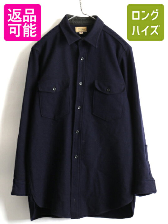楽天市場】60s 筆記体タグ ☆ エルエルビーン 長袖 ウール CPO シャツ  