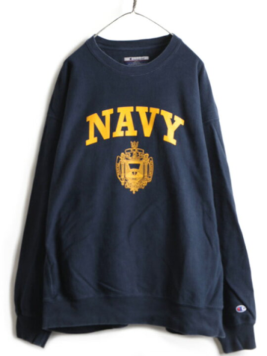 楽天市場】00s □ チャンピオン リバースウィーブ US NAVY 2段 