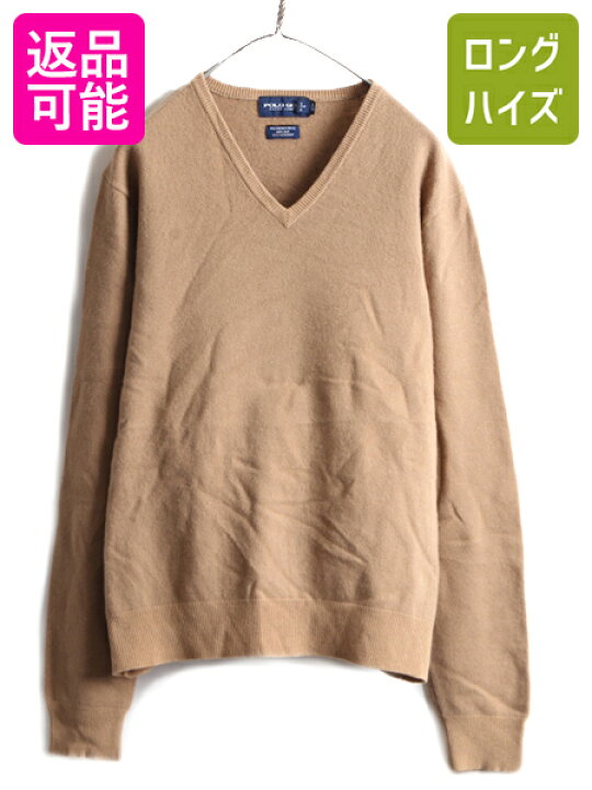 楽天市場】高級 90s □ POLO GOLF ラルフローレン Vネック 長袖 ニット 