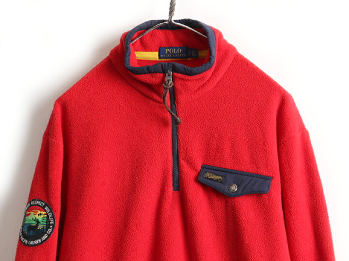 楽天市場】復刻 □ POLO ポロ ラルフローレン プルオーバー フリース 