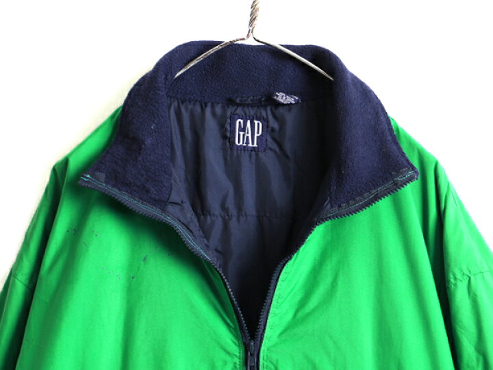 楽天市場】90s □ OLD GAP フリース ナイロン 切替 プルオーバー 