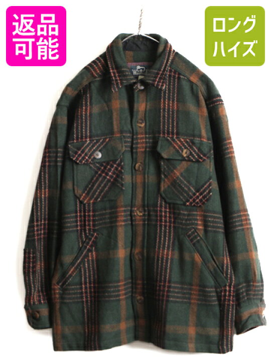 楽天市場】90s オールド □ ウールリッチ チェック ウール マッキーノ 