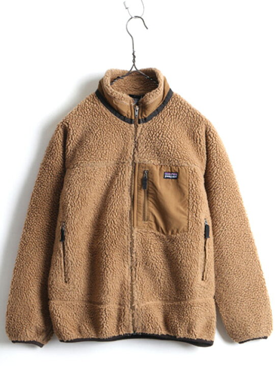 USED USA古着 パタゴニア ボアジャケット フリースジャケット ベージュ  