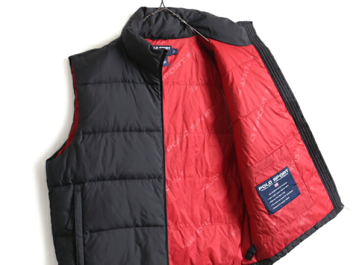楽天市場】90s 人気 黒 □ POLO SPORT ラルフローレン ナイロン ダウン 