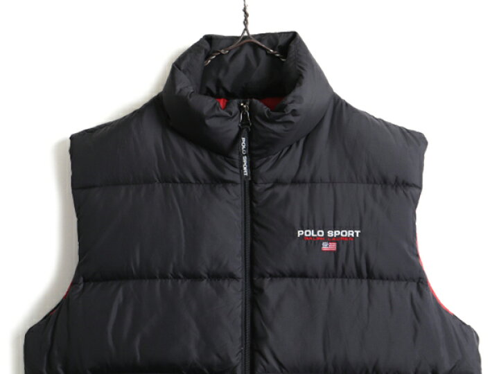 楽天市場】90s 人気 黒 □ POLO SPORT ラルフローレン ナイロン ダウン  