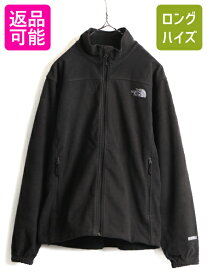 US企画 人気 黒 ■ ノースフェイス WIND WALL フルジップ フリース ジャケット ( メンズ M ) 古着 The North face ジャンパー アウトドア| 中古 日本未発売 ノース ブルゾン フリースジャケット ウィンドウォール 防風 ジップアップ ハイネック ロゴ刺? ブラック アメカジ