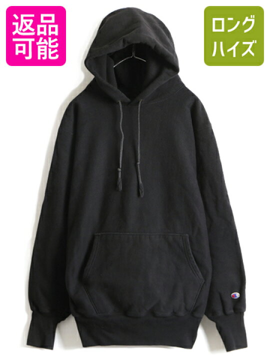 楽天市場】目無し 90s メキシコ製 黒 ☆ チャンピオン リバース  
