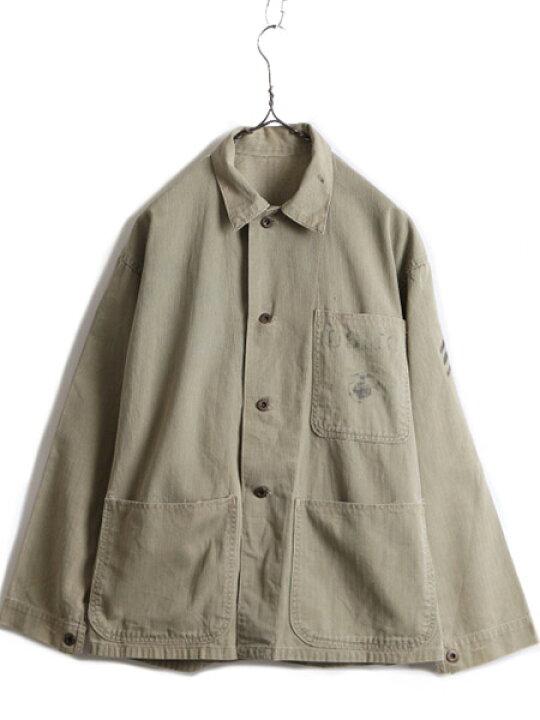 楽天市場】40s ☆ 米軍実物 USMC マリンコープ P-41 HBT ジャケット 38 