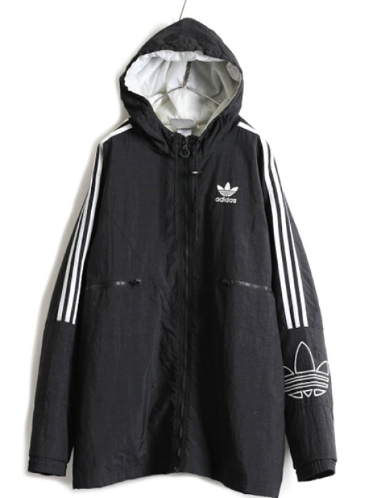 楽天市場】90s 大きいサイズ XL □ アディダス 3ライン 中綿 ナイロン 