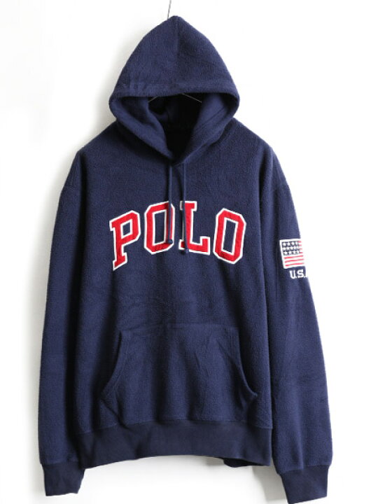 楽天市場】□ POLO ポロ ラルフローレン フリース フード パーカー  