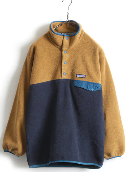 USA製】 90sシンチラフリースジャケット 希少色 #スナップT レトロX 