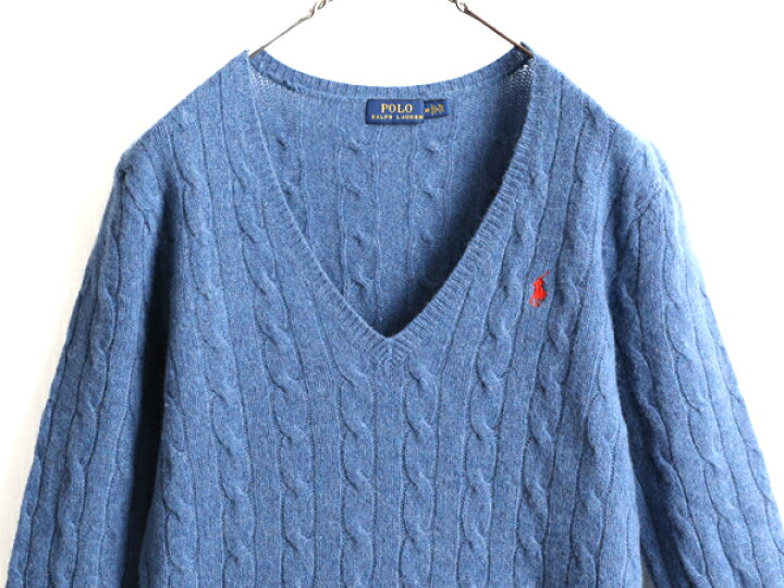楽天市場】高級 カシミア 混□ ラルフローレン 長袖 ニット セーター  