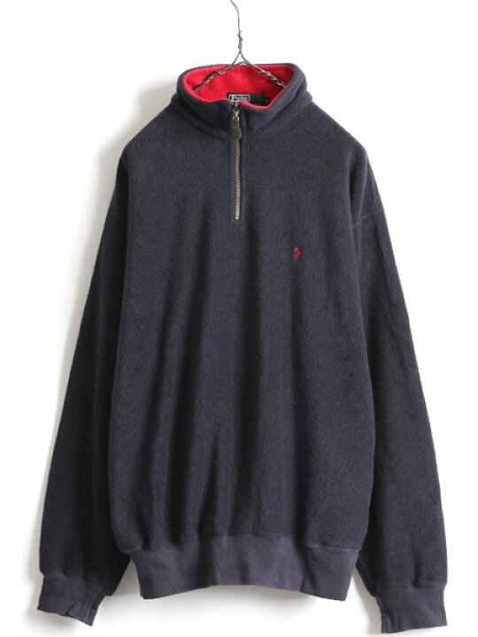 楽天市場】90s □ POLO ポロ ラルフローレン プルオーバー フリース 