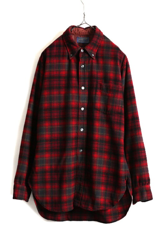 楽天市場】60s USA製 □ ペンドルトン オンブレ チェック 3点留め  