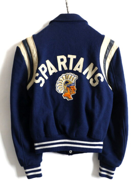 楽天市場】60s USA製 ☆ NFL スパルタンズ DEERFOOT 本革 レザー  