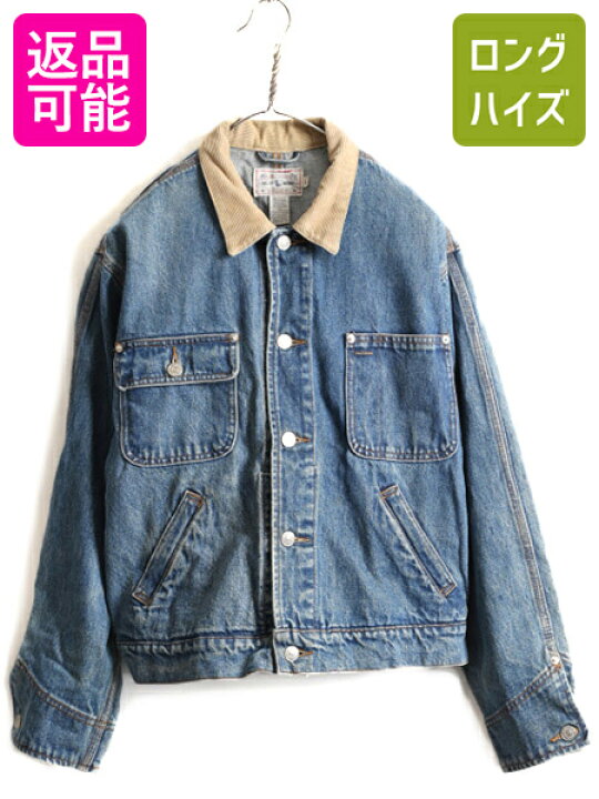 楽天市場】90s 白タグ □ ラルフローレン デニム ジャケット メンズ L 