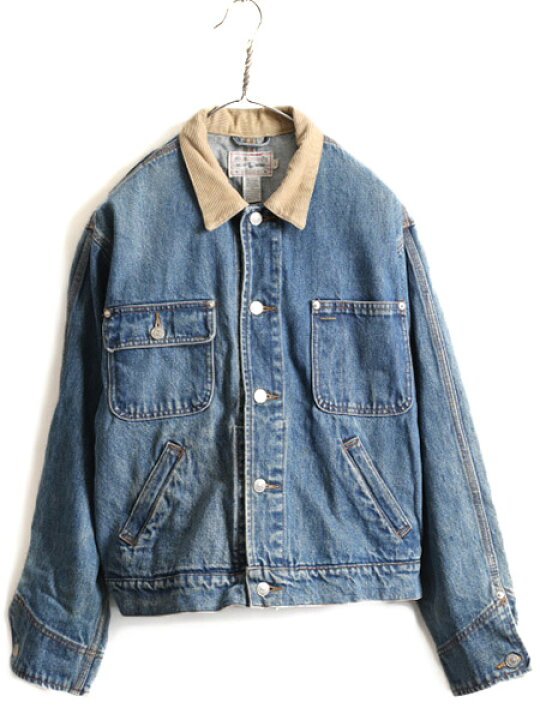 楽天市場】90s 白タグ □ ラルフローレン デニム ジャケット メンズ L  