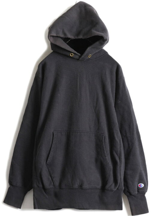 楽天市場】目無し 90s USA製 黒 ☆ チャンピオン リバースウィーブ  