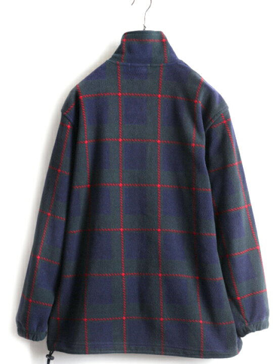 楽天市場】90s □ LAUREN ラルフローレン チェック フリース  